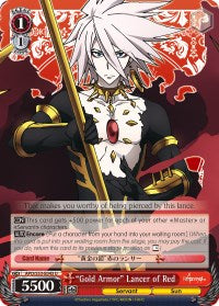 "Gold Armor" Lancer of Red (APO/S53-E043 U) [Fate/Apocrypha] | Cracking-Singles
