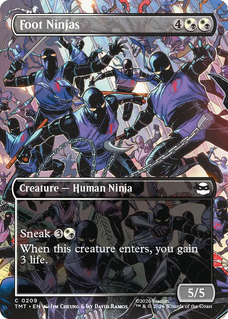 Foot Ninjas (Borderless) [Teenage Mutant Ninja Turtles] | Cracking-Singles