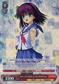 Yuri's Invitation to the Battlefront (AB/W31-E060R RRR) [Angel Beats! Re:Edit] | Cracking-Singles