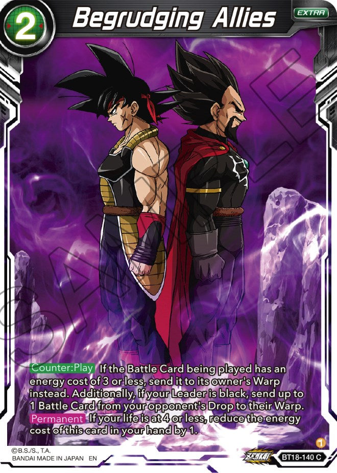 Begrudging Allies (BT18-140) [Dawn of the Z-Legends] | Cracking-Singles