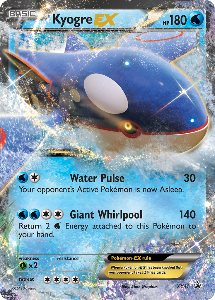 Kyogre EX (XY41) [XY: Black Star Promos] | Cracking-Singles