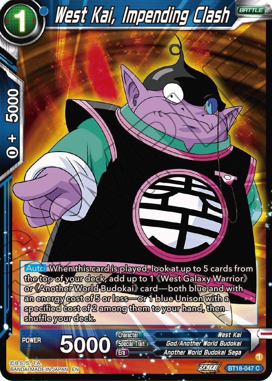 West Kai, Impending Crash (BT18-047) [Dawn of the Z-Legends] | Cracking-Singles