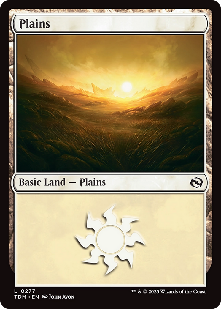 Plains (0277) [Tarkir: Dragonstorm] | Cracking-Singles