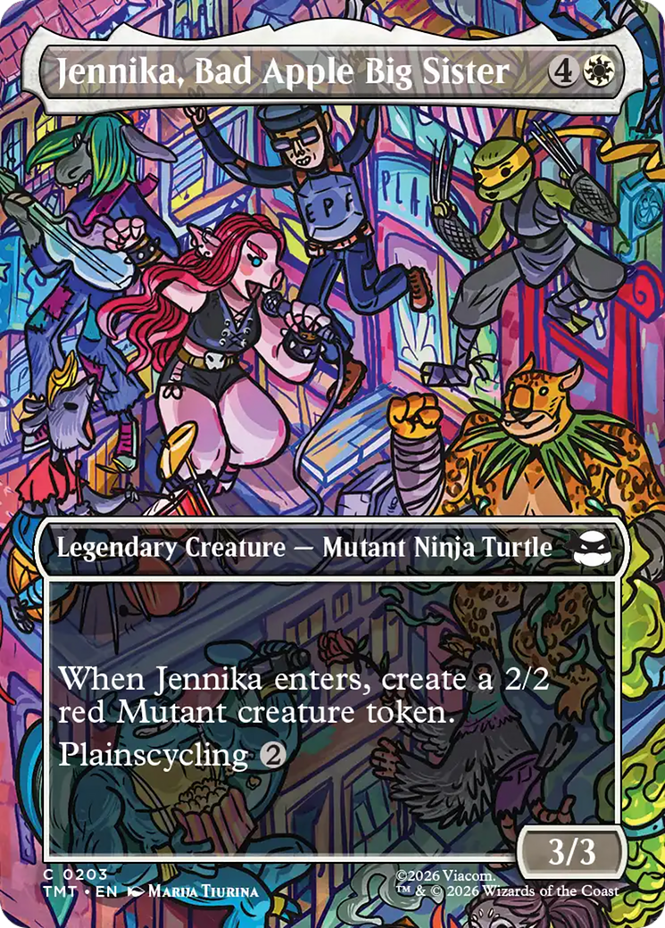 Jennika, Bad Apple Big Sister (Borderless) [Teenage Mutant Ninja Turtles] | Cracking-Singles