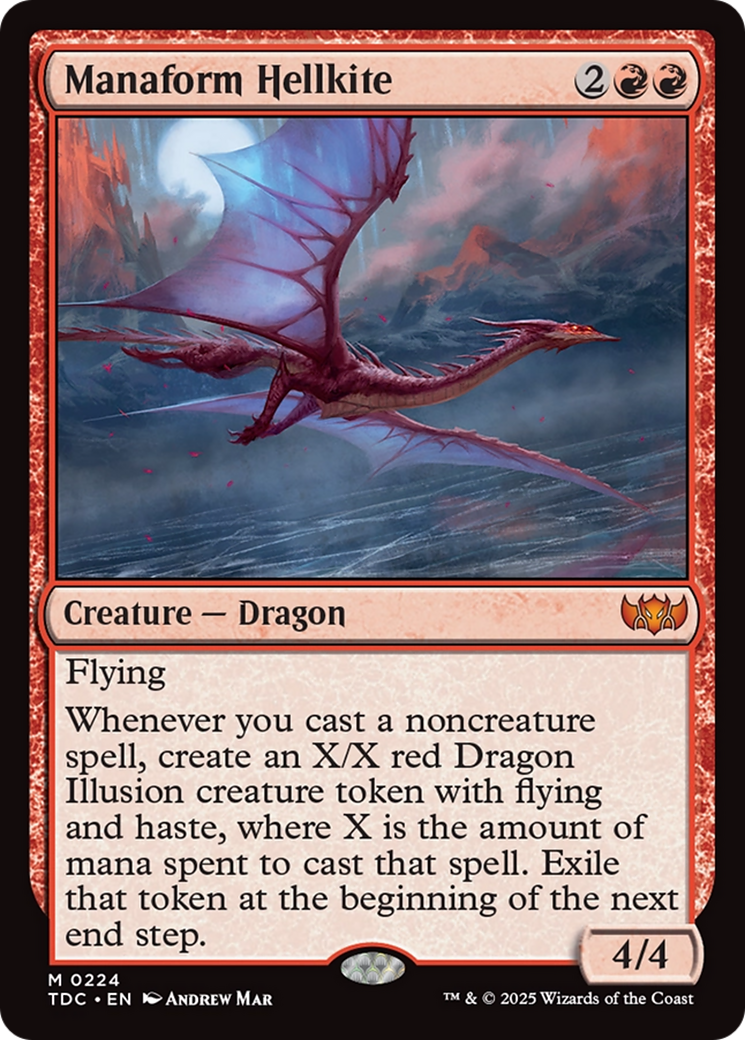 Manaform Hellkite [Tarkir: Dragonstorm Commander] | Cracking-Singles