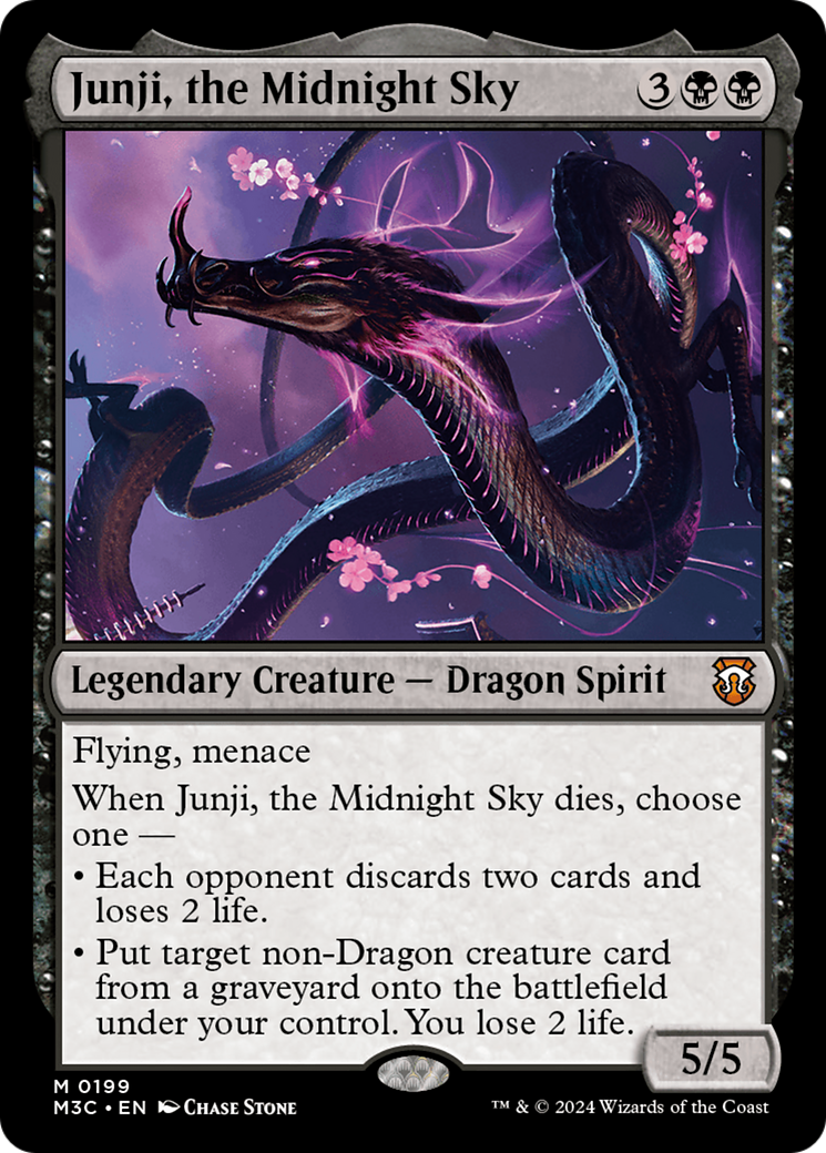 Junji, the Midnight Sky (Ripple Foil) [Modern Horizons 3 Commander] | Cracking-Singles