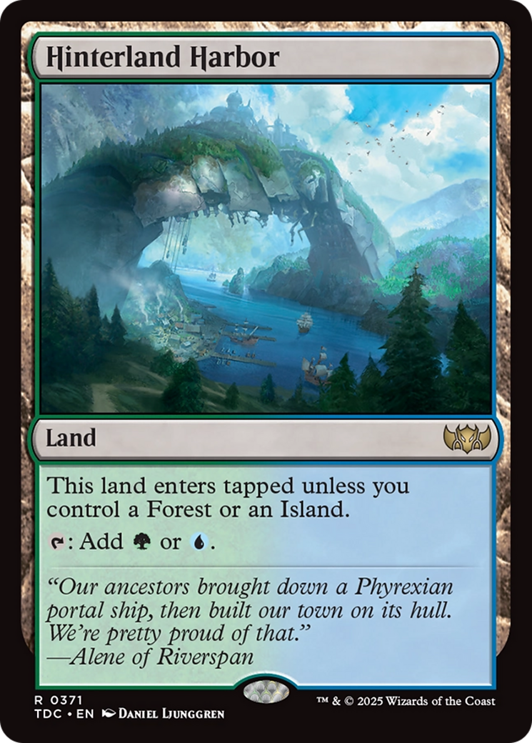 Hinterland Harbor [Tarkir: Dragonstorm Commander] | Cracking-Singles