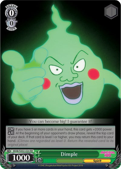 Dimple (MOB/SX02-024 RR) [Mob Psycho 100] | Cracking-Singles
