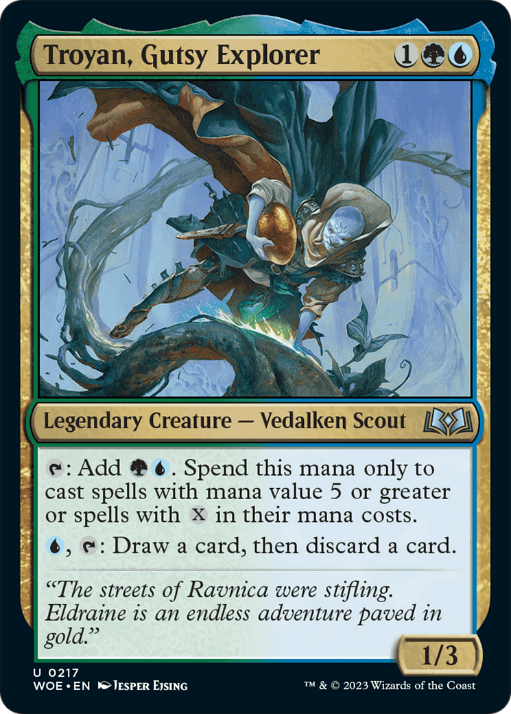 Troyan, Gutsy Explorer [Wilds of Eldraine] | Cracking-Singles