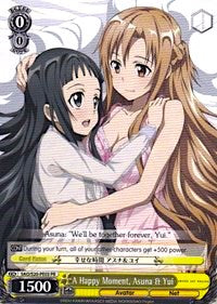 A Happy Moment, Asuna & Yui (SAO/S20-PE03 PR) (Promo) [Sword Art Online] | Cracking-Singles