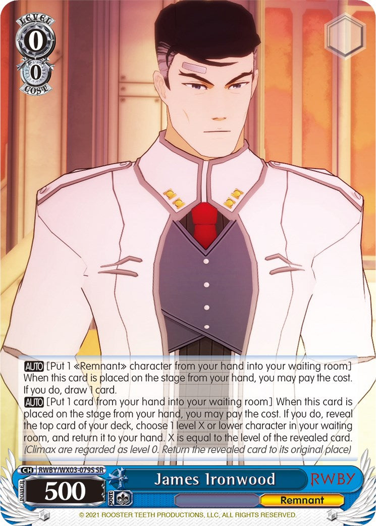 James Ironwood (RWBY/WX03-079S SR) [RWBY] | Cracking-Singles