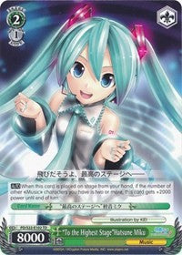 "To the Highest Stage"Hatsune Miku (PD/S22-E102 TD) [Hatsune Miku -Project DIVA- f] | Cracking-Singles