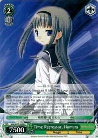 Time Regressor, Homura (MM/W17-E035 U) [Puella Magi Madoka Magica] | Cracking-Singles