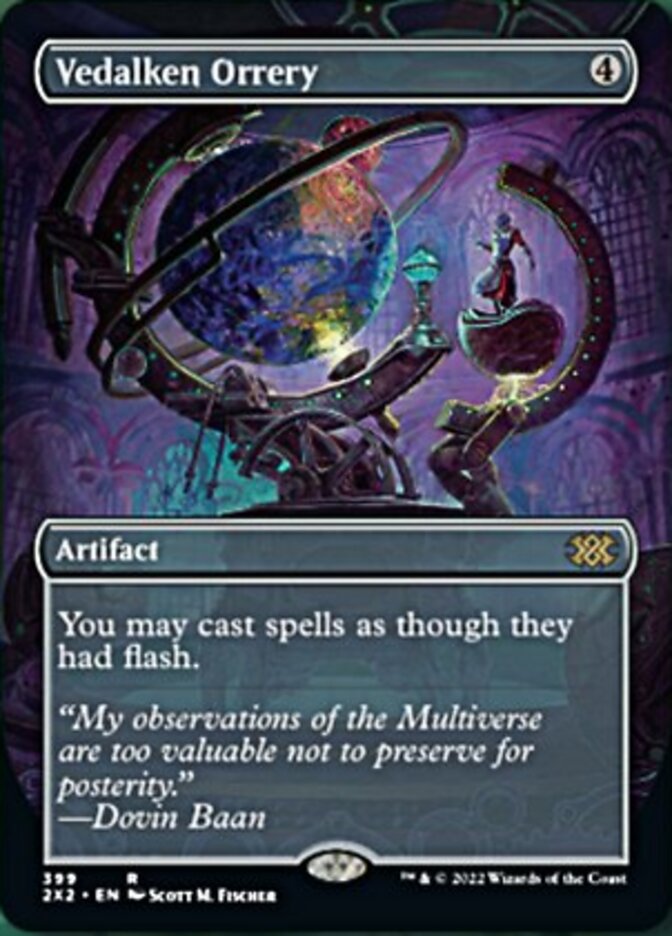 Vedalken Orrery (Borderless Alternate Art) [Double Masters 2022] | Cracking-Singles