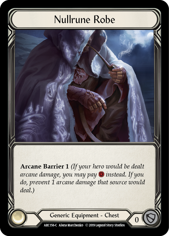 Nullrune Robe [ARC156-C] (Arcane Rising)  1st Edition Cold Foil | Cracking-Singles