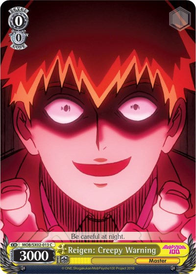 Reigen: Creepy Warning (MOB/SX02-013 C) [Mob Psycho 100] | Cracking-Singles