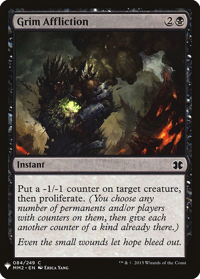 Grim Affliction [Mystery Booster] | Cracking-Singles