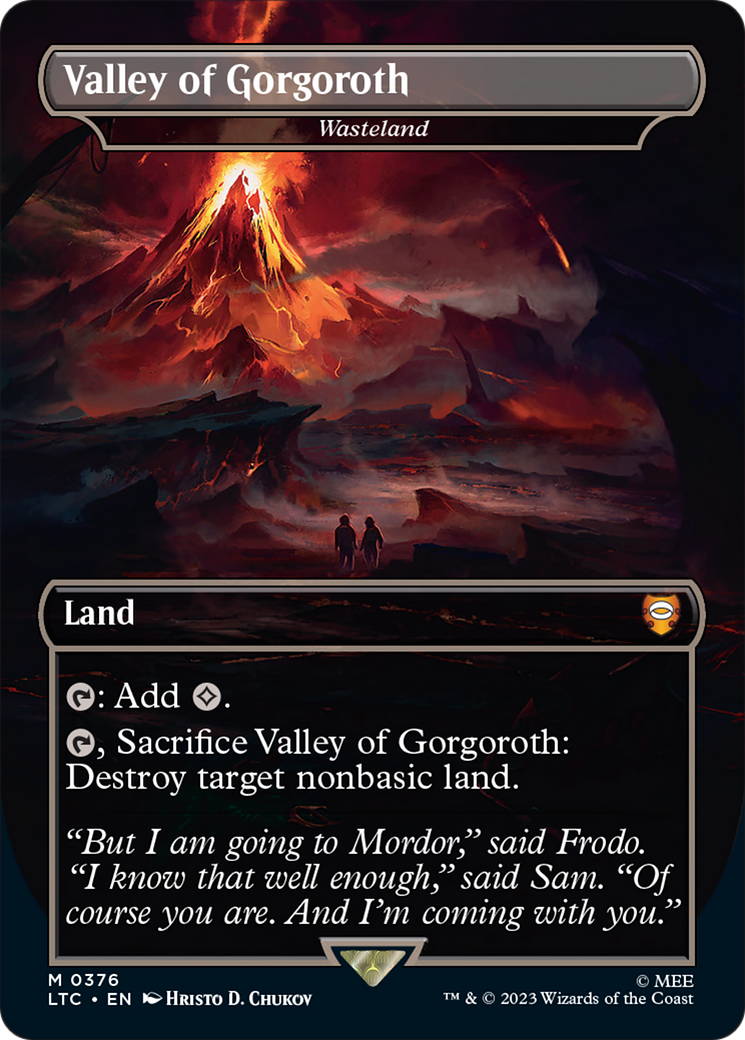 Valley of Gorgoroth - Wasteland [The Lord of the Rings: Tales of Middle-Earth Commander] | Cracking-Singles