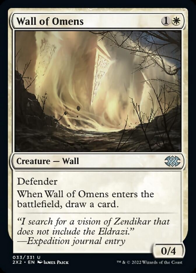 Wall of Omens [Double Masters 2022] | Cracking-Singles