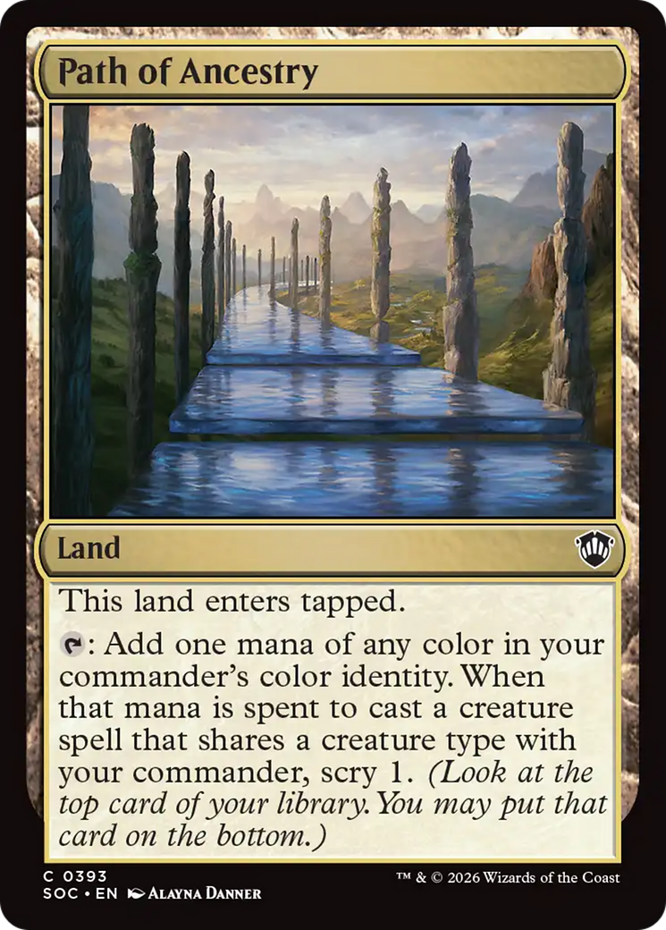 Path of Ancestry [Secrets of Strixhaven Commander] | Cracking-Singles