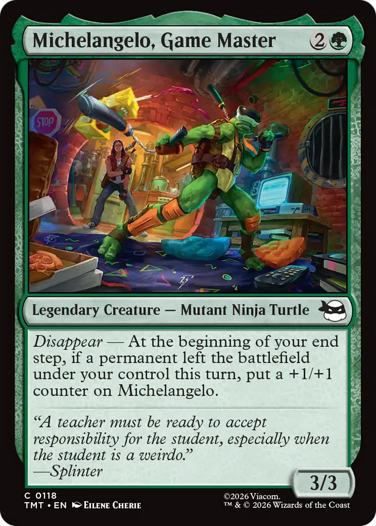 Michelangelo, Game Master [Teenage Mutant Ninja Turtles] | Cracking-Singles