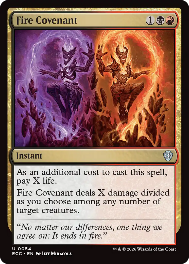 Fire Covenant [Lorwyn Eclipsed Commander] | Cracking-Singles