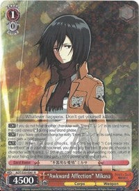 "Awkward Affection" Mikasa (AOT/S35-E061 R) [Attack on Titan] | Cracking-Singles