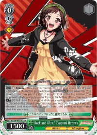 "Rock and Glow" Tsugumi Hazawa (BD/EN-W03-033 R) [BanG Dream! Girls Band Party! MULTI LIVE] | Cracking-Singles