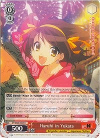 Haruhi in Yukata (SY/W08-E053 R) [The Melancholy of Haruhi Suzumiya] | Cracking-Singles