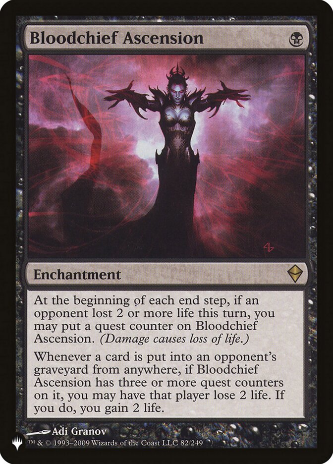 Bloodchief Ascension [The List] | Cracking-Singles