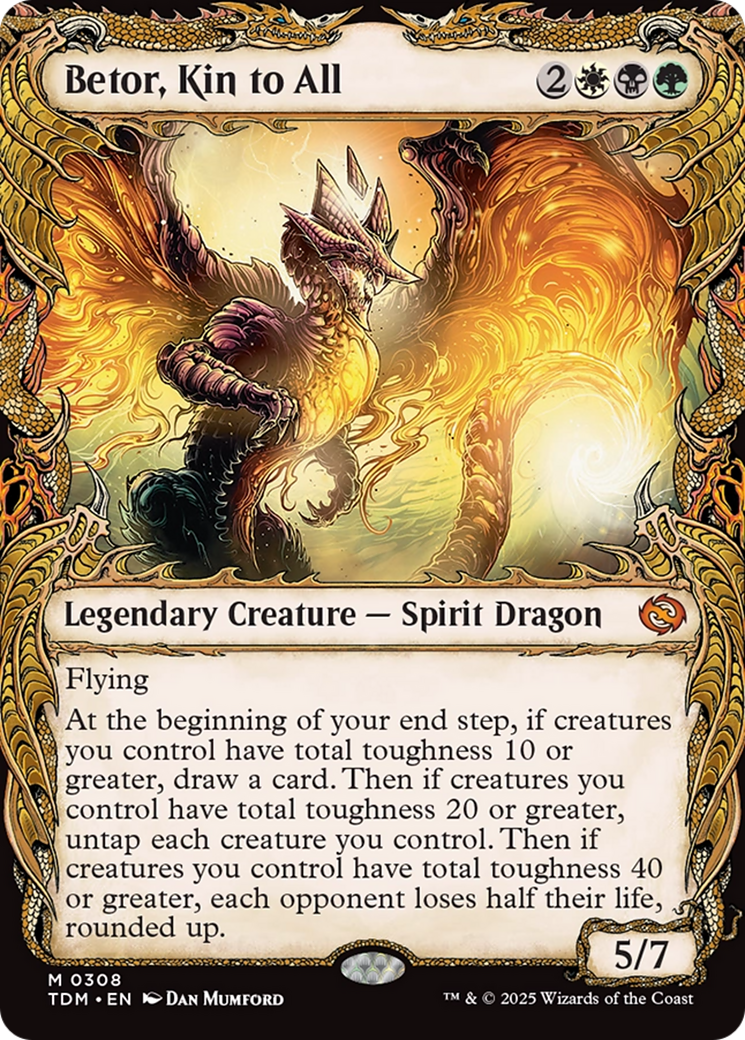 Betor, Kin to All (Showcase) [Tarkir: Dragonstorm] | Cracking-Singles