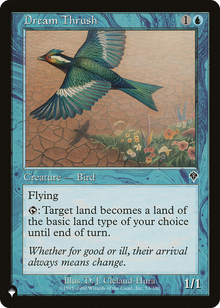 Dream Thrush [The List] | Cracking-Singles