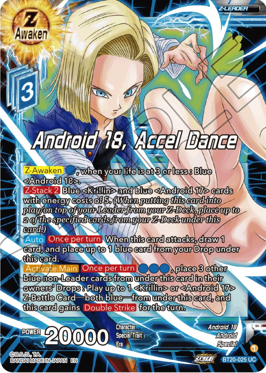 Android 18, Accel Dance (BT20-025) [Power Absorbed] | Cracking-Singles