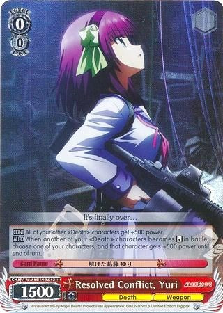 Resolved Conflict, Yuri (AB/W31-E057R RRR) [Angel Beats! Re:Edit] | Cracking-Singles