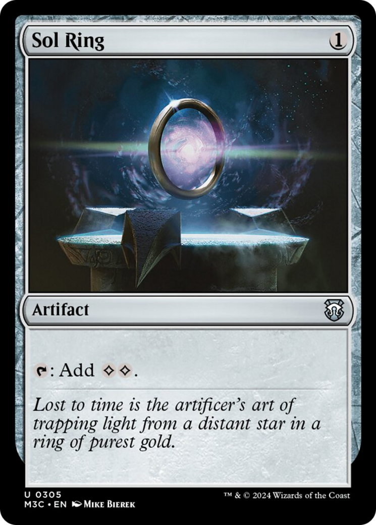 Sol Ring (Ripple Foil) [Modern Horizons 3 Commander] | Cracking-Singles