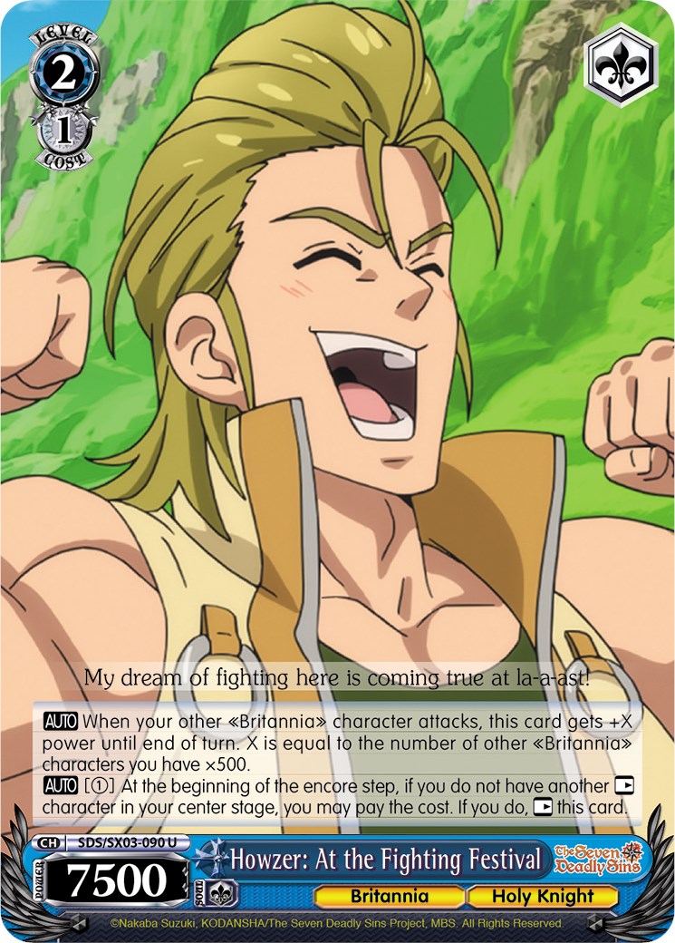 Howzer: At the Fighting Festival (SDS/SX03-090 U) [The Seven Deadly Sins] | Cracking-Singles