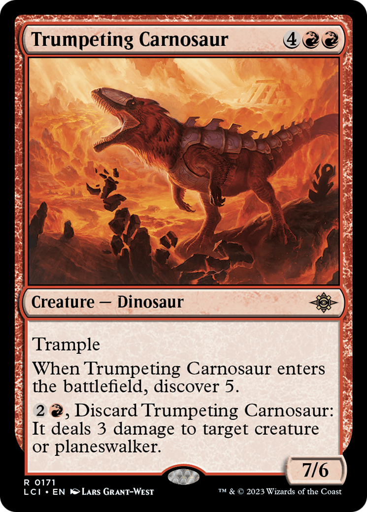 Trumpeting Carnosaur [The Lost Caverns of Ixalan] | Cracking-Singles