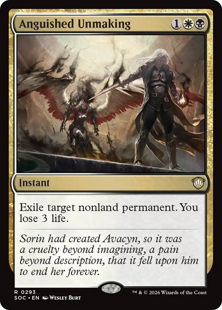 Anguished Unmaking [Secrets of Strixhaven Commander] | Cracking-Singles