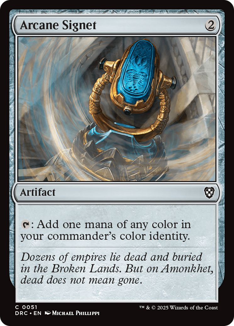 Arcane Signet [Aetherdrift Commander] | Cracking-Singles
