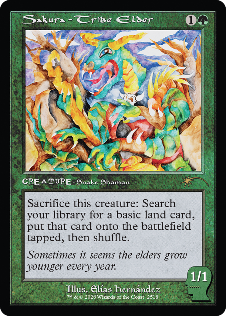 Sakura-Tribe Elder (2518) [Secret Lair Drop Series] | Cracking-Singles