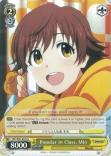 Popular in Class, Mio (IMC/W41-E021 U) [The iDOLM@STER Cinderella Girls] | Cracking-Singles