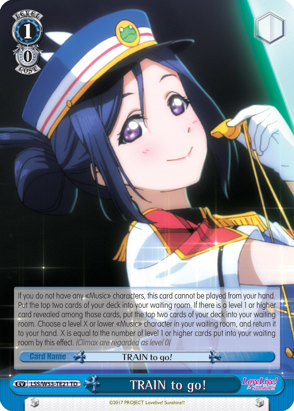 TRAIN to go! (LSS/W53-TE21 TD) [Love Live! Sunshine!! Extra Booster] | Cracking-Singles