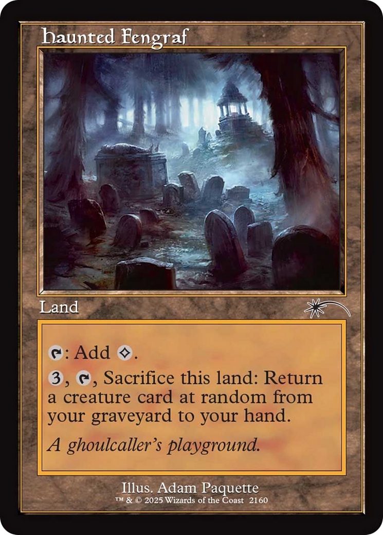 Haunted Fengraf (Retro Frame) [Secret Lair Drop Series] | Cracking-Singles