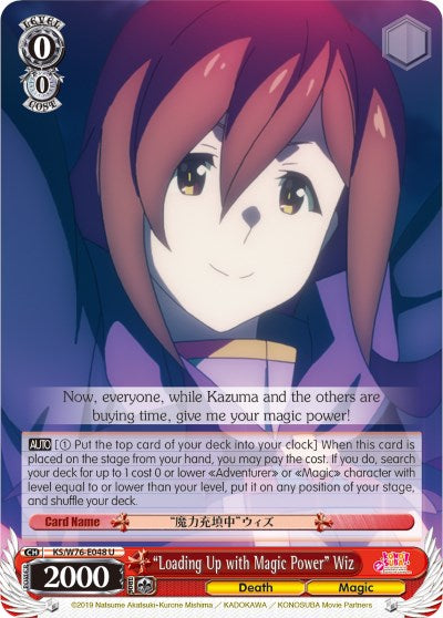 "Loading Up with Magic Power" Wiz (KS/W76-E048 U) [KonoSuba The Movie: Legend of Crimson] | Cracking-Singles
