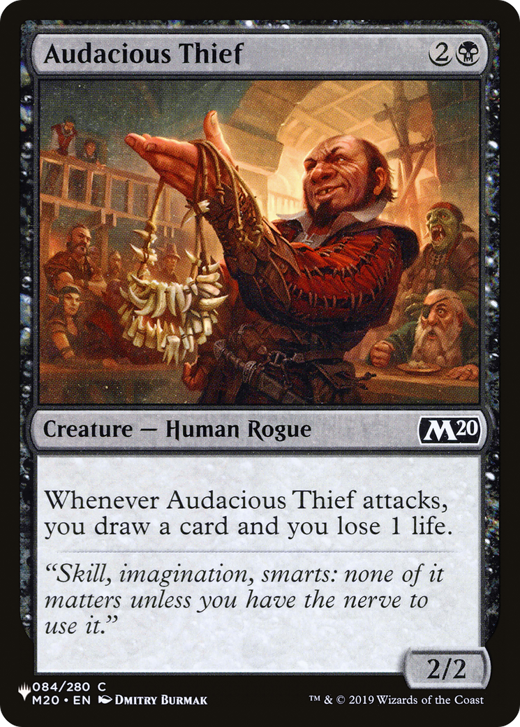 Audacious Thief [The List] | Cracking-Singles