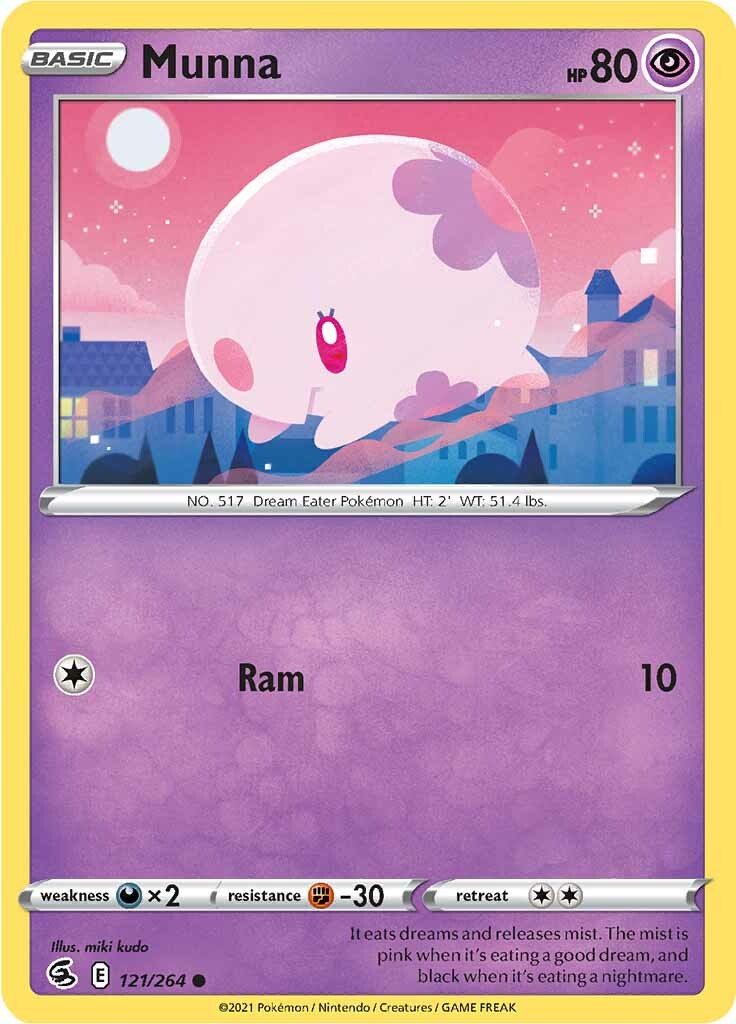 Munna (121/264) [Sword & Shield: Fusion Strike] | Cracking-Singles