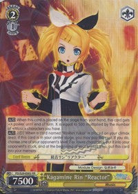Kagamine Rin "Reactor" (PD/S29-E002 RR) [Hatsune Miku: Project DIVA F 2nd] | Cracking-Singles
