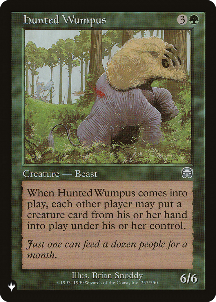 Hunted Wumpus [The List] | Cracking-Singles