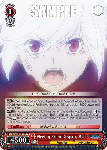 Fleeing From Despair, Bell (DDM/S88-E103 PR) [Is it Wrong to Try to Pick Up Girls in a Dungeon?] | Cracking-Singles