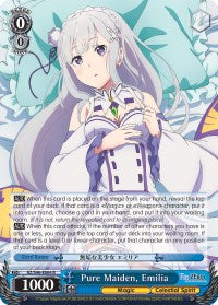 Pure Maiden, Emilia (RZ/S46-E064 R) [Re:ZERO] | Cracking-Singles
